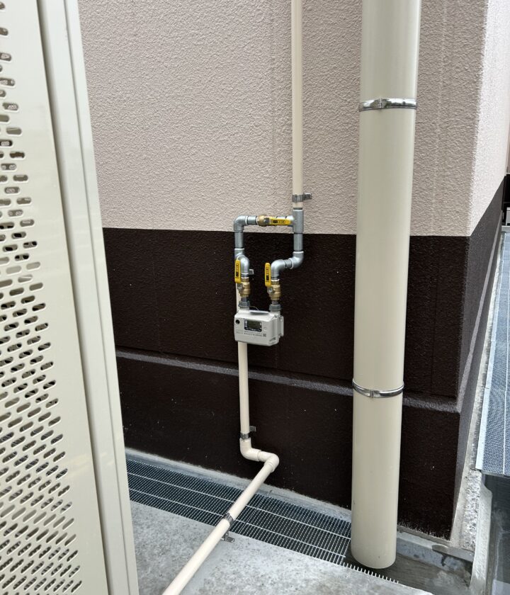 テナントガスメーター配管工事