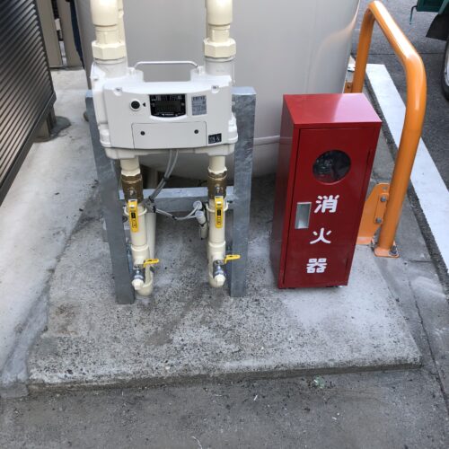 テナントガスメーター配管工事