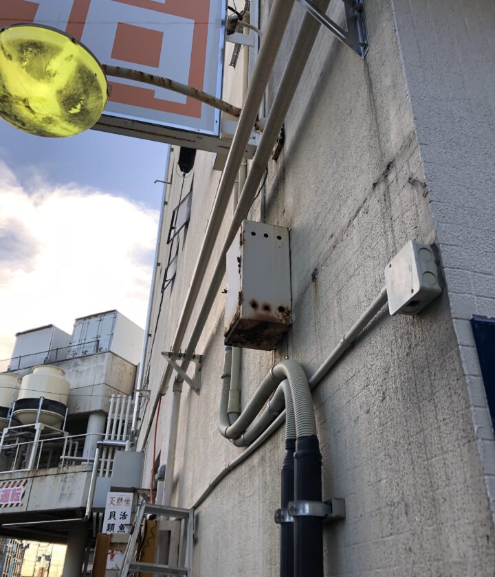 商業ビルガス配管工事