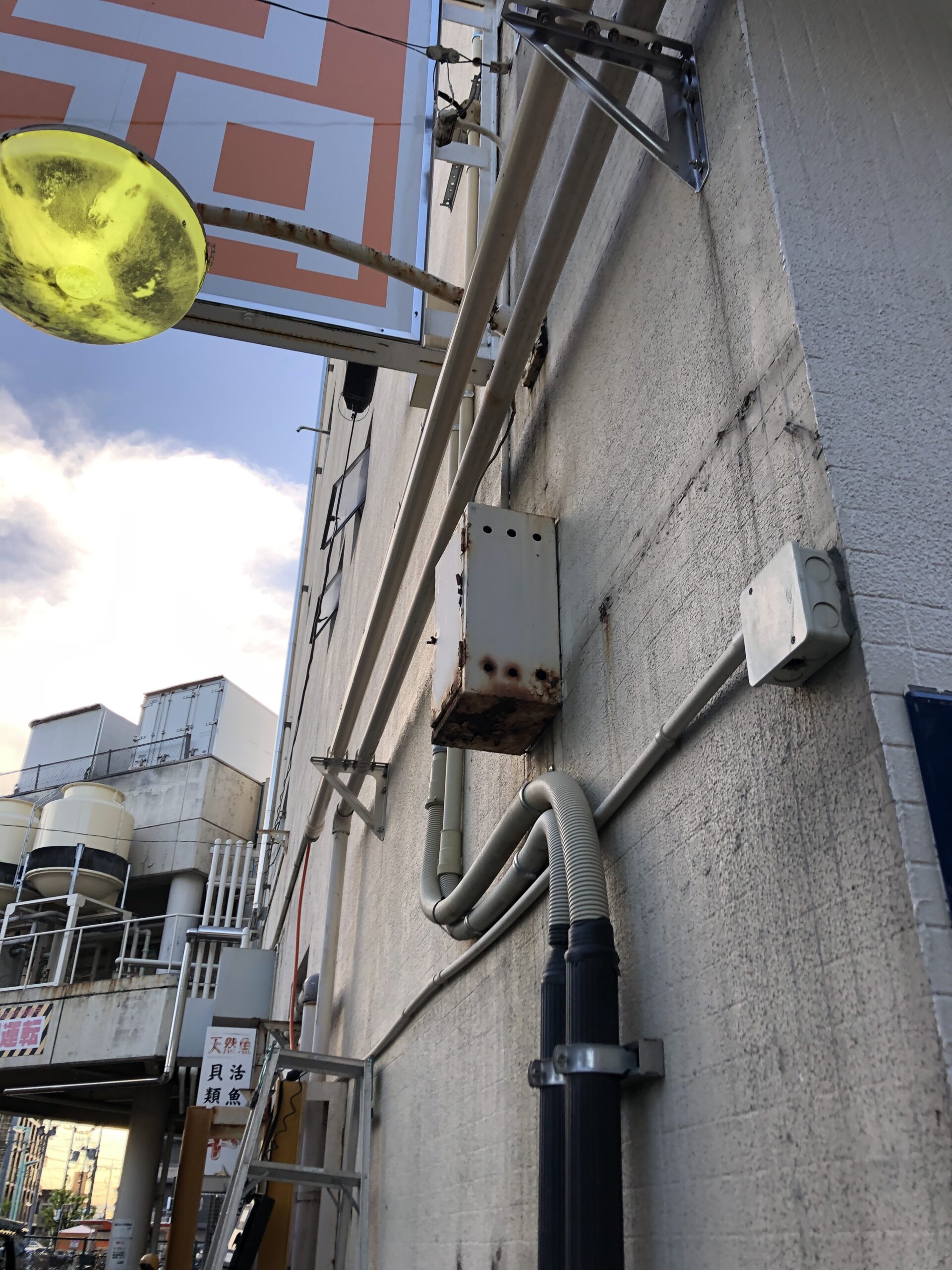 商業ビルガス配管工事