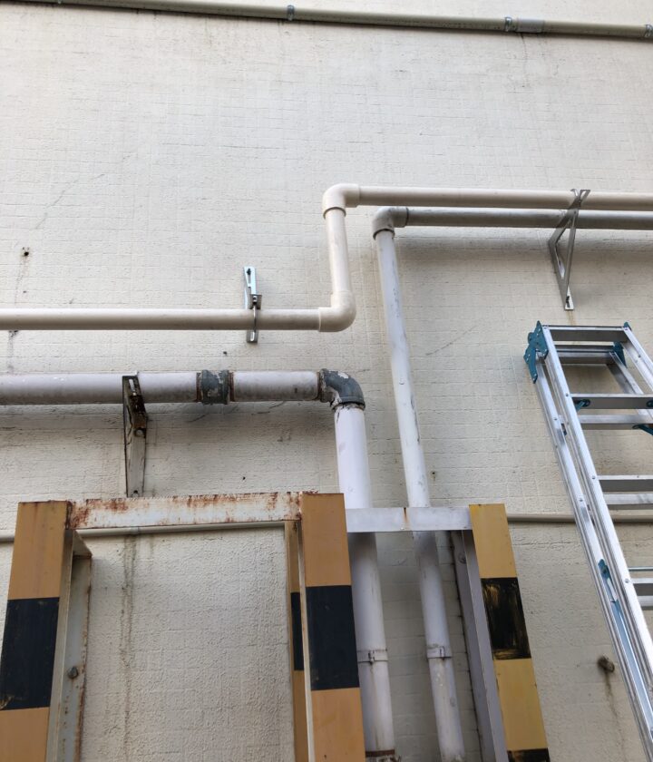商業ビルガス配管工事