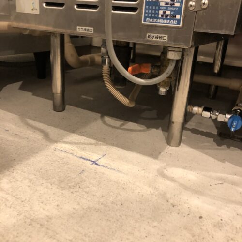 焼肉店ガス配管工事