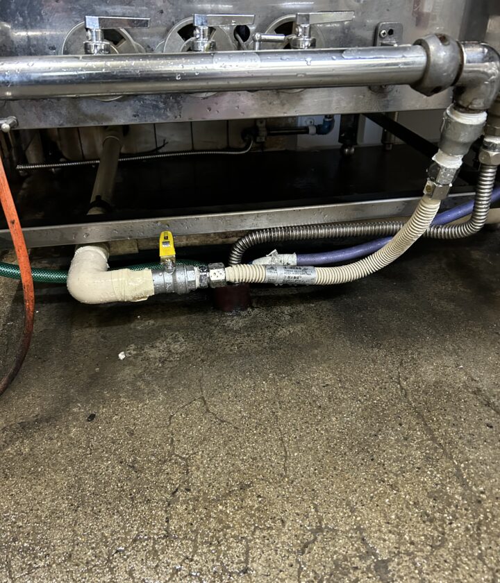 厨房内ガス器具取替工事