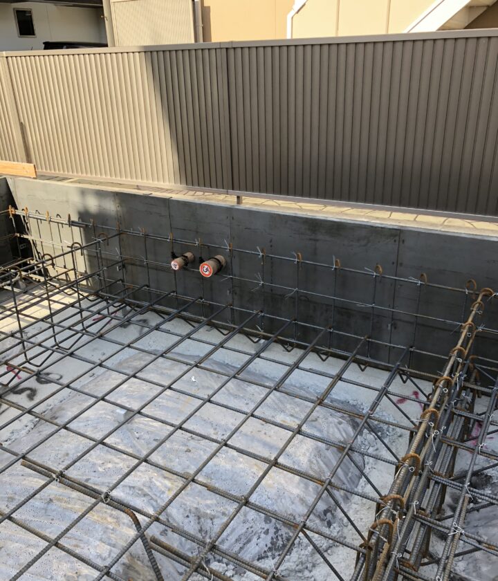 アパート基礎スリーブ工事