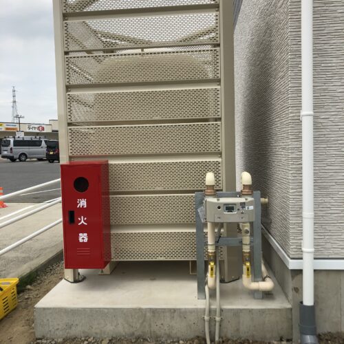 コインランドリーガス工事