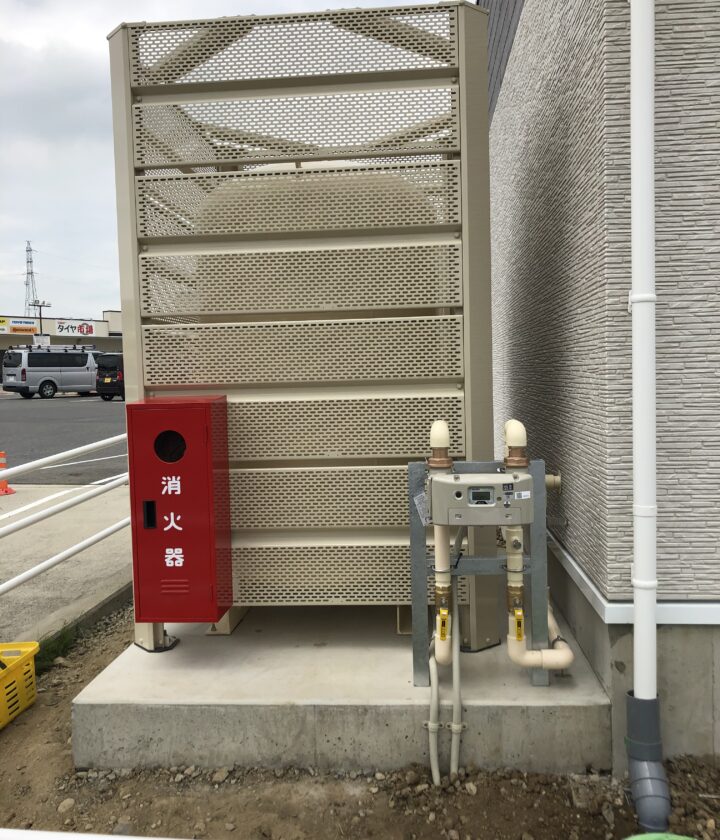 コインランドリーガス工事