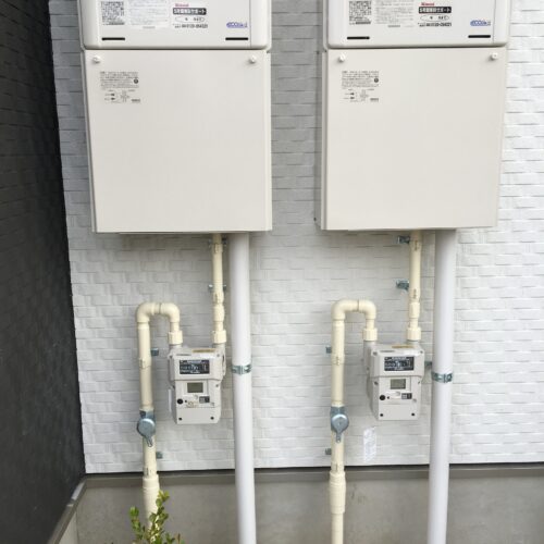 集合アパートメーター工事