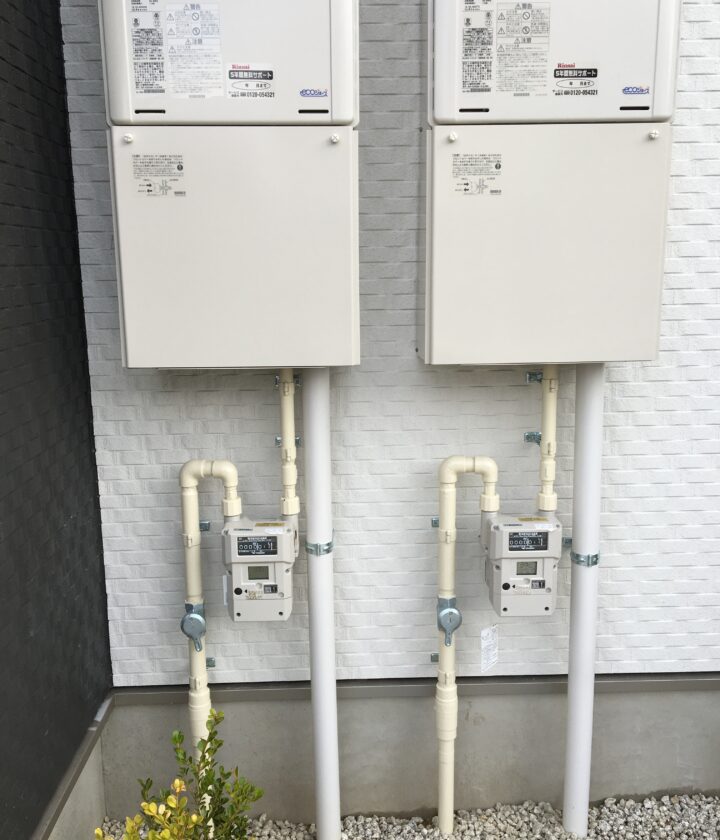 集合アパートメーター工事