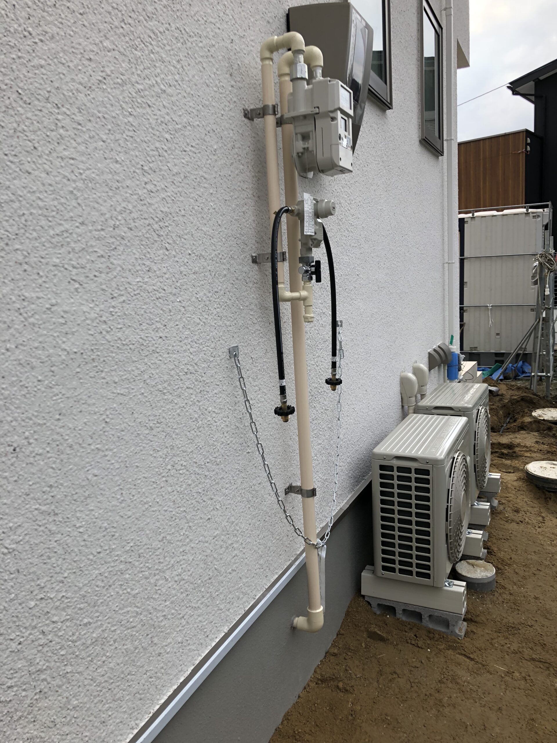 新築戸建ガス工事