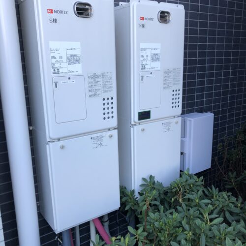 大型マンション給湯器取付工事