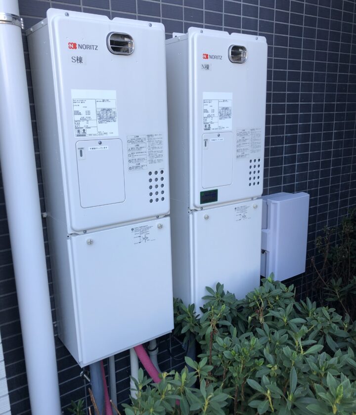 大型マンション給湯器取付工事