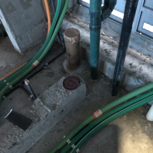 賃貸マンションスラブ転がし配管