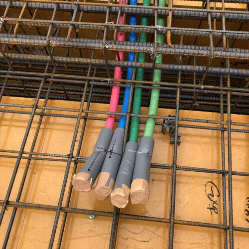 賃貸マンションスラブ配管工事