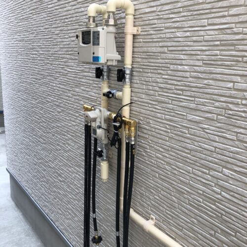分譲戸建ガス工事