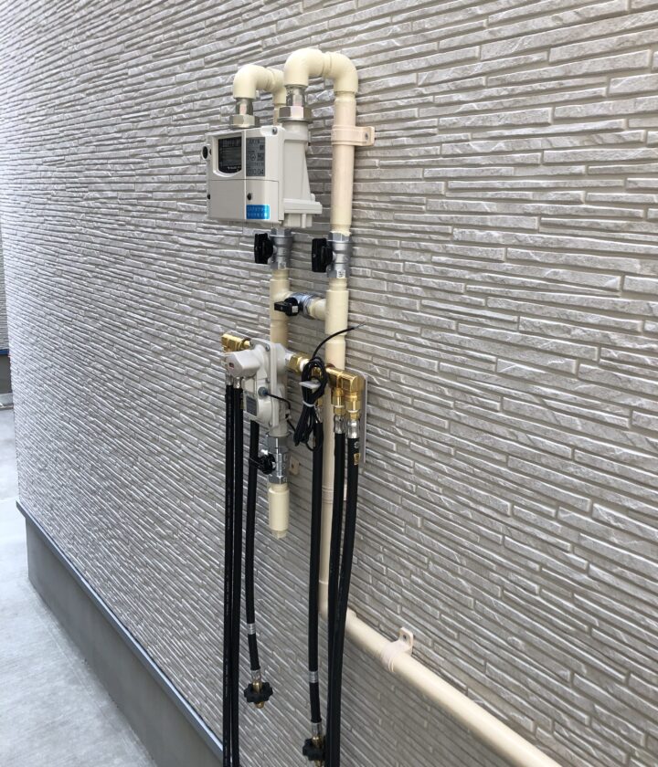分譲戸建ガス工事