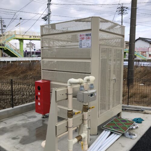 老人ホームガス工事