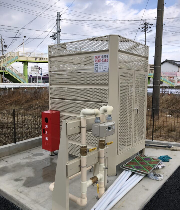 老人ホームガス工事