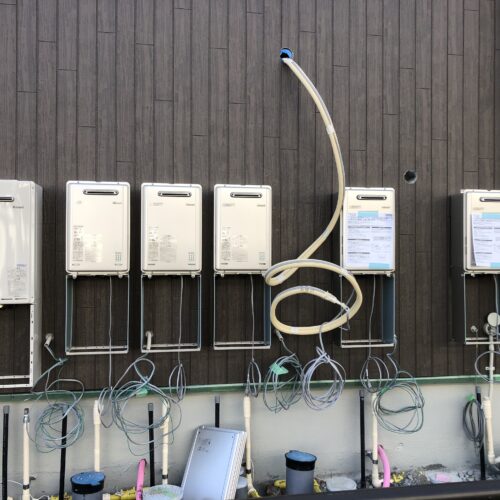 老人ホーム給湯器取付工事
