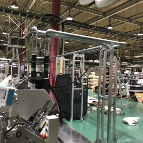 工場内エアー配管工事⑤