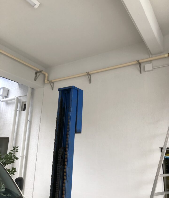 ガス配管増設工事