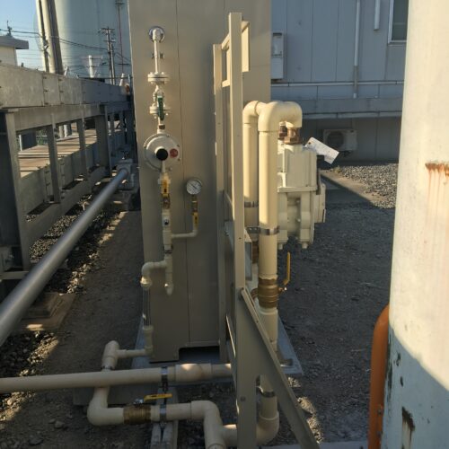 ガス配管増設工事