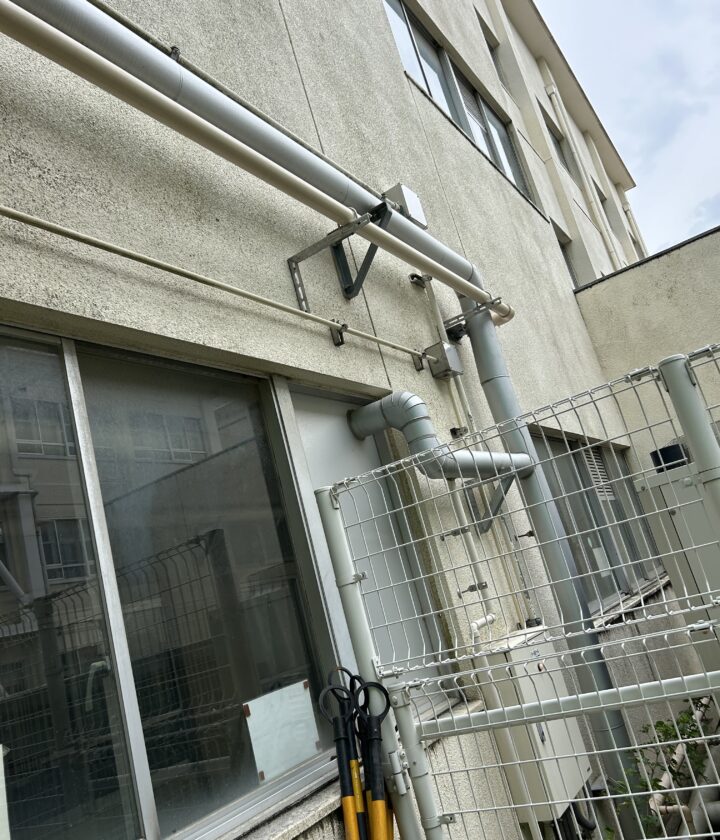 教育施設内ガス工事