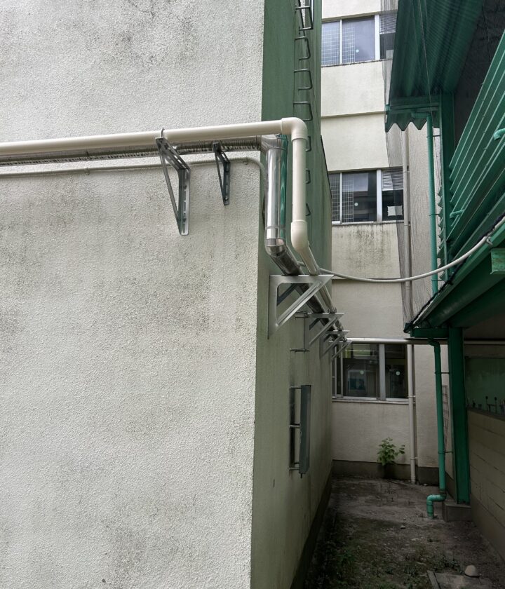 教育施設内ガス工事
