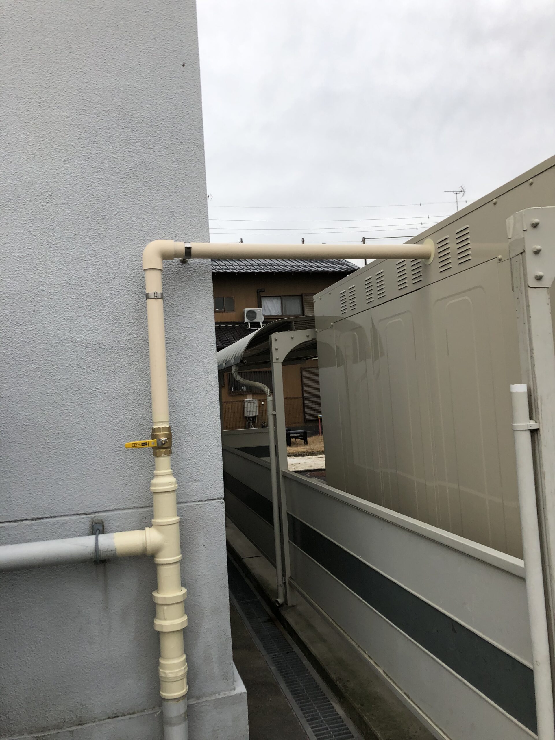 都市ガス切替工事